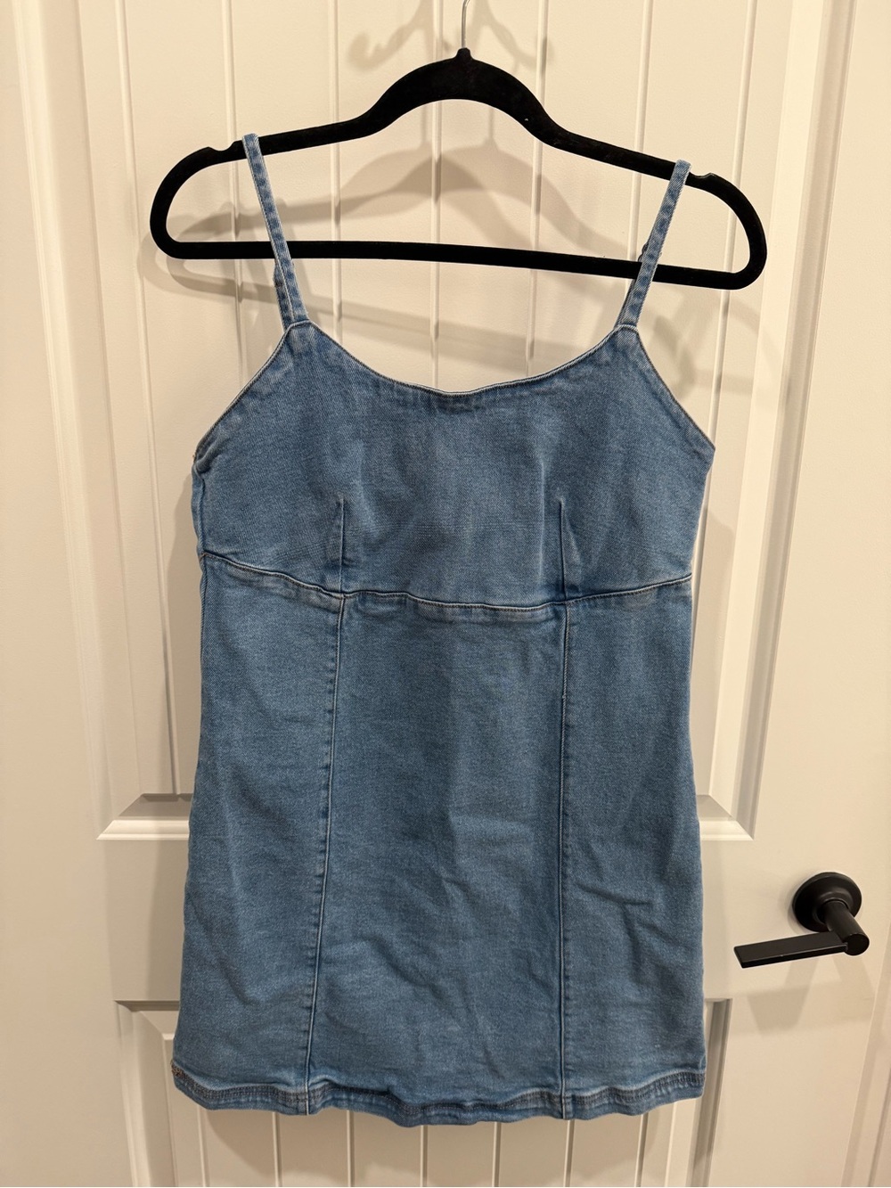 LONE STAR Women's Light Blue Denim Slip Dress Size L